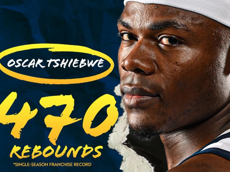 G-League: 470 rebonds en une saison pour Oscar Tshiebwe, nouveau record